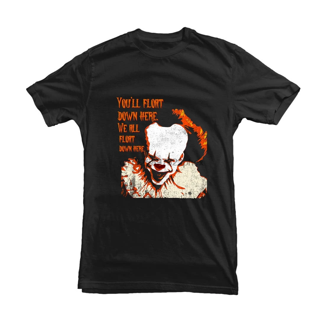 Scary Clown T Shirt Evil Ice Cream Man Blood Bloody Halloween Horror Tee S-3XL