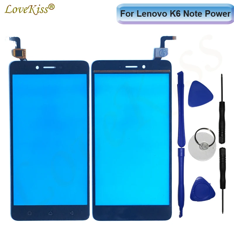

Front Panel For Lenovo K6 Power Note K6Note K6Power K53a48 K33a42 Touch Screen Sensor LCD Display Digitizer Glass TP Replacement