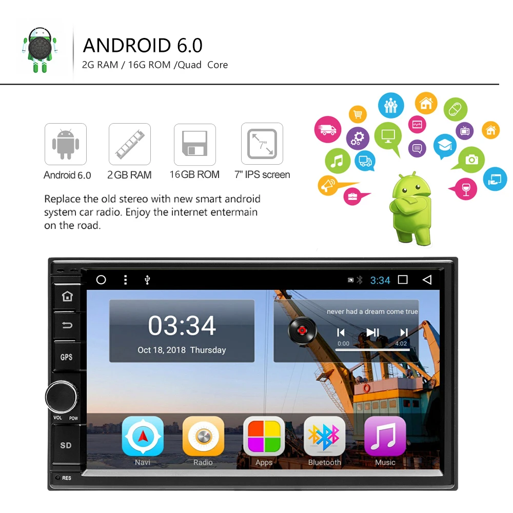 Flash Deal AMPrime 2 din Car radio Android GPS 7" Bluetooth WIFI Mirrorlink DVR MP5 Multimedia Player OBD DAB ISO Steering Wheel Autoradio 1 Flash Deal AMPrime 2 din Car radio Android GPS 7" Bluetooth WIFI Mirrorlink DVR MP5 Multimedia Player OBD DAB ISO Steering Wheel Autoradio 1