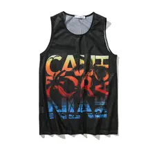 Новое поступление, 3d топ на бретелях с принтом, мужская одежда, 9 стилей, брендовый жилет, модный хип-хоп мужской топ на бретелях, дышащие сетчатые Топы