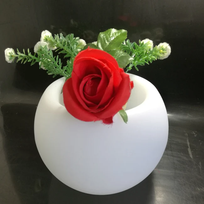 

IP65 Waterproof LED Wine Buckets 16 Color Changing Ecro-friendly Illuminated Night Light Glow Flower Planter Pot 1pc/lot