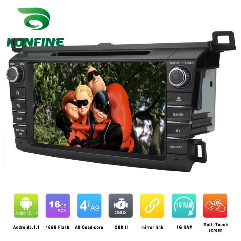 Car DVD GPS Navigation player for Toyota RAV4 2013-2016 F