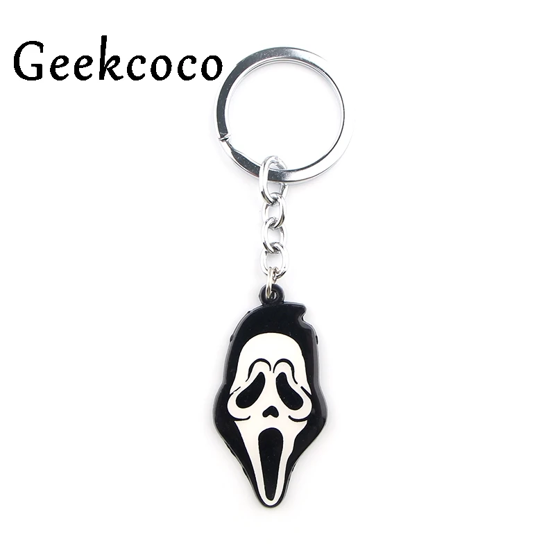 

Ghost mask punk horror Key Buckle Fashion Famous Keychain Handmade Car Keychain Man Woman Bag Charm Pendant Accessories J0423