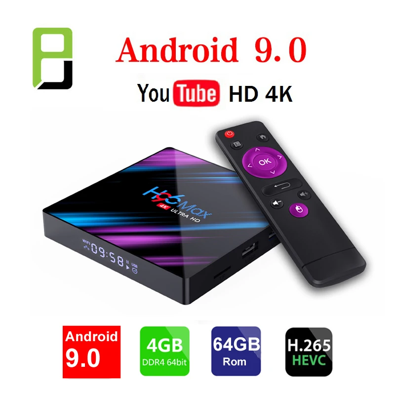 

android box smart tv box android 9.0 box tv h96 usb 3.0 RK3318 4k HDMI 2.0 Smart TV Box google Speler Winkel Netflix Youtube