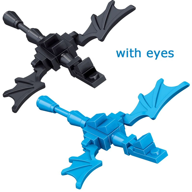 

2pcs/lot Dragon Zombie Steve City Minecrafted DIY Bricks Building Blocks Figure Toys