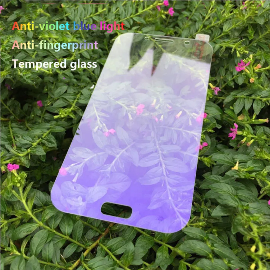 

For Samsung Galaxy A30 A40 A50 A60 A70 A80 A90 M20 M30 Anti UV Purple Blue Light Fingerprint Tempered Glass Screen Protector