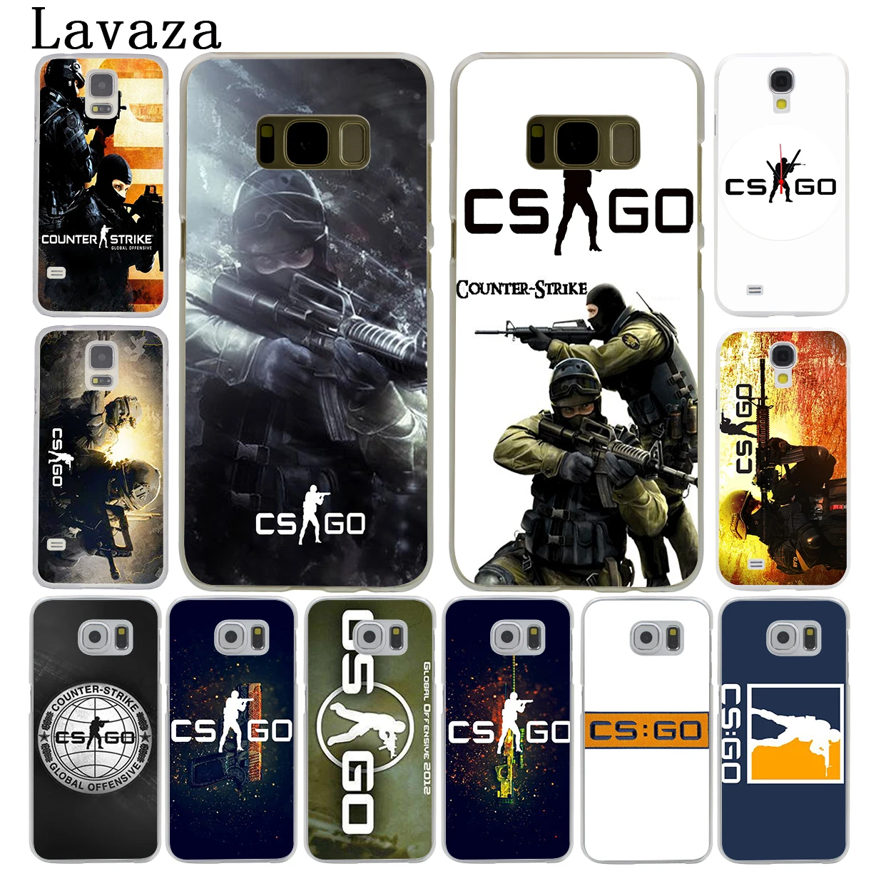 

Lavaza Counter Strike cs go Game Hard Style Phone Shell Case for Samsung Galaxy S7 S6 Edge S8 S9 S10 Plus S10E Cover