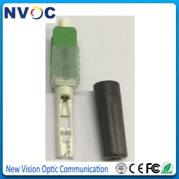 

100Pcs/Lot,New FTTH SCAPC Fiber Optic Fast Connector,SC/APC Single Mode Screw Type for Drop Cable Fiber Fast Connector