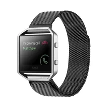 2016 Neuheiten milanese Edelstahl Link Armband Uhr BANDS Strap und Werkzeug für Fitbit Blaze Aktivität Tracker Smartwatch