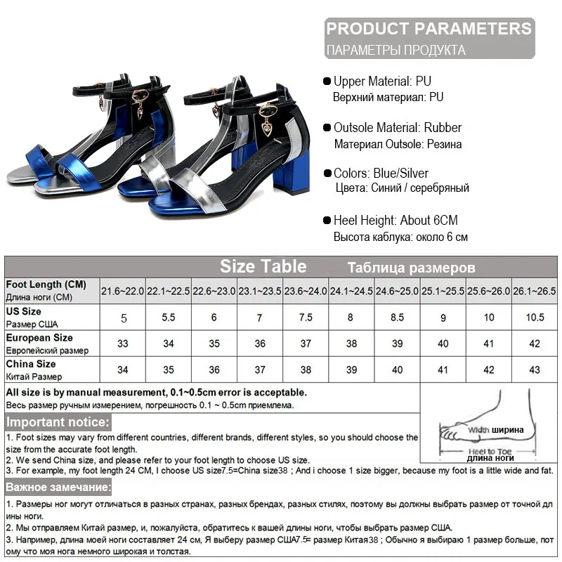 Phoentin/женские сандалии с ремешком и пряжкой на лодыжке; большие размеры; хрусталь смешанного цвета; сандалии с подвеской; Летняя обувь с квадратным носком; FT260