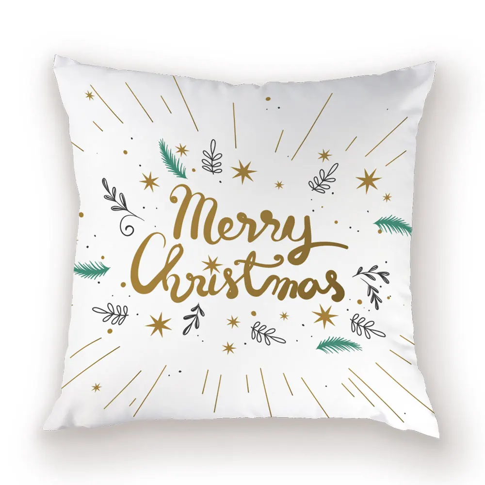 Happy Throw Pillow Cover Holidays Decorative Cushion Covers Halloween Christmas Festival Home Decor Living Room Pillows Case - Цвет: L770-16