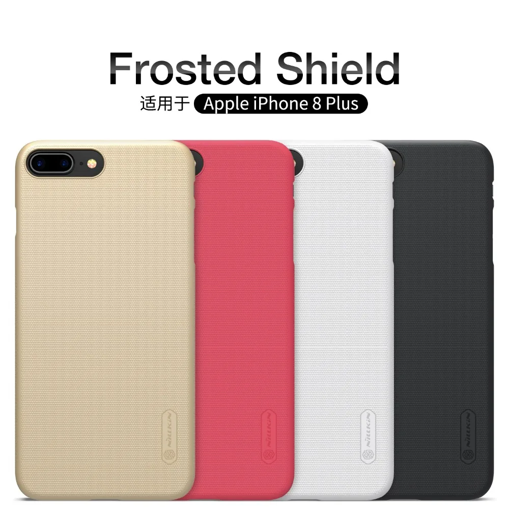 

For Apple iphone 8 Plus case Nillkin Super Frosted Shield Case Back Cover matte Plastic Hard Back Cover Case For iphone 7 Plus