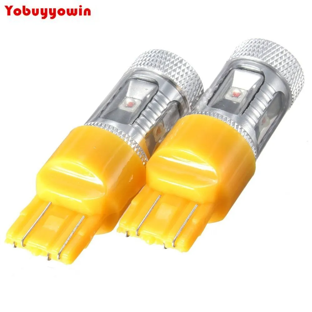 2x 30W T20 7443/7440 6 LED Voiture Ampoule Tourner Signal Clignotant