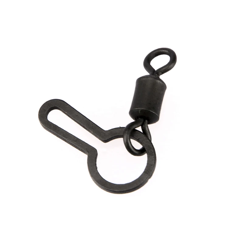 Q-shaped Swing Snap Карп матовые черные Роллинг быстроходные шарниры с твердым кольцом приманка для карпа длинные Аксессуары для рыбалки