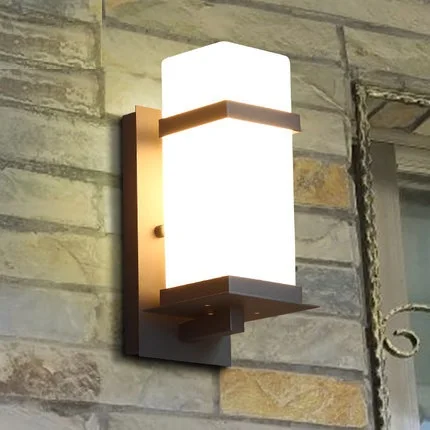 DOXA Out Door Glass Modern Wall Lamp LED Simple Iron Sconce Aisle Stairway Waterproof Home Lighting Fixtures Arandela | Освещение