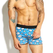 Розовые и синие мужские трусы-боксеры с героями, трусики, сексуальные трусы, шорты, нижнее белье, купальный костюм, пляжный купальник