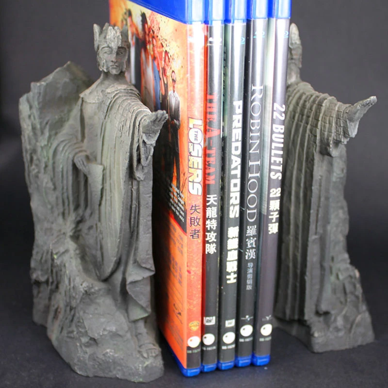 Die Argonath Buch Stehen 14cm 25cm 28cm Harz Herr Der Ringe Der Hobbit Buch Halter Statuen Fur Dekoration Buchstutzen Abbildung Figurines Miniatures Aliexpress