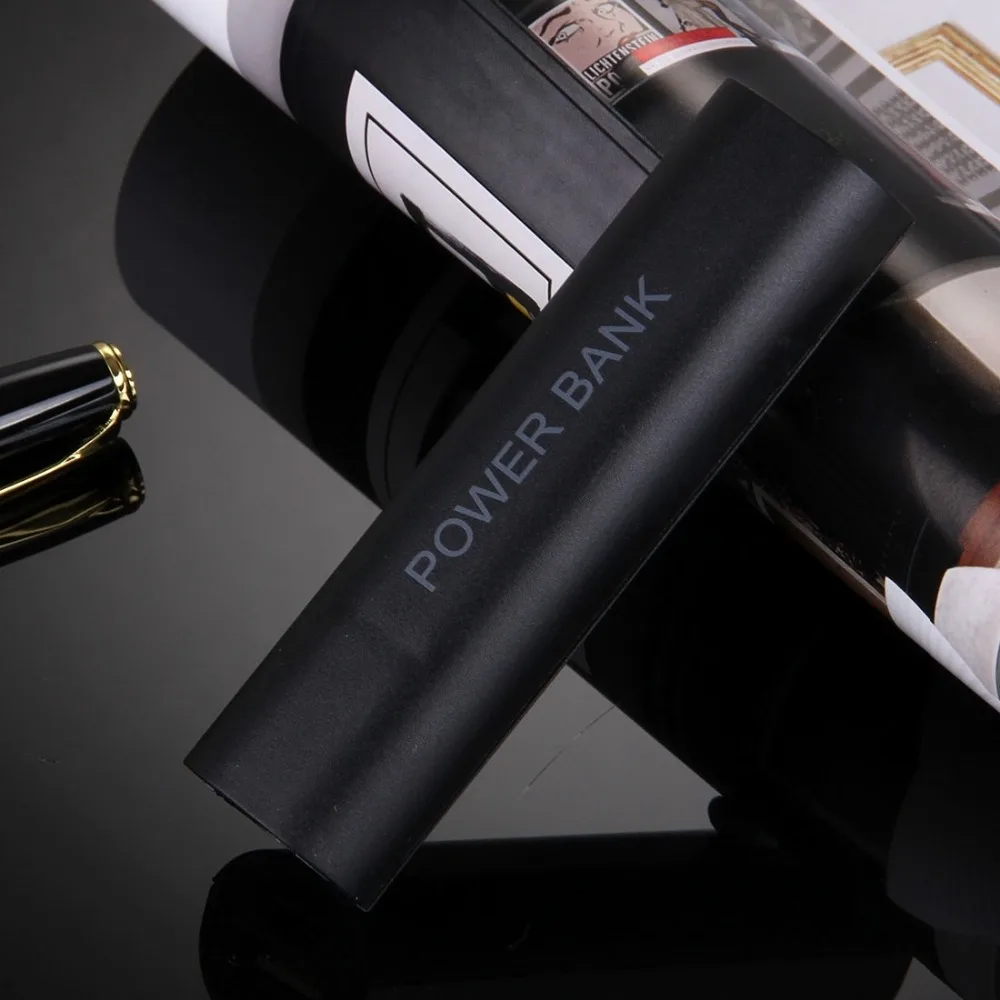 DIY Single 18650 Battery Portable Power Bank Shell Box with 1A USB Output for iPhone / Samsung Mini Smartphone Charger Case Box