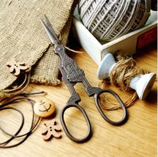 Antique Scissors Sewing Embroidery Vintage Ben Clock Antique Scissors Sewing Embroidery Vintage Ben Clock Design Tools Supplies Jz005