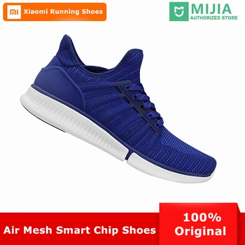 

Xiaomi Mijia Smart Men Running Shoes Outdoor Sport Mi Male Sneakers Breathable Air Mesh Zapatillas Mujer Support Smart Chipset