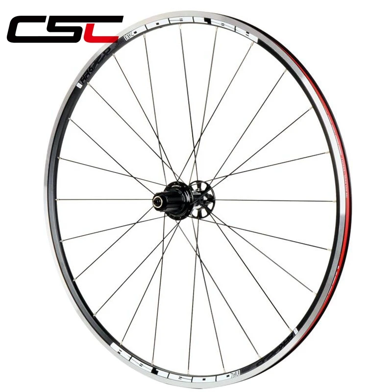 Discount CSC Koozer 6 Pawls 72 Clicks 20 24 holes 2:1 1600g 700C Road Bike Wheels Aluminum Alloy Rim 100/130mm Bicycle Wheel 4 Discount CSC Koozer 6 Pawls 72 Clicks 20 24 holes 2:1 1600g 700C Road Bike Wheels Aluminum Alloy Rim 100/130mm Bicycle Wheel 4