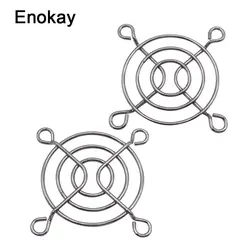 Enokay 10 шт./партия защитная решетка вентилятора решетка 5 см 50 мм вентилятор железная сетка Компьютерный Вентилятор защитная сетка