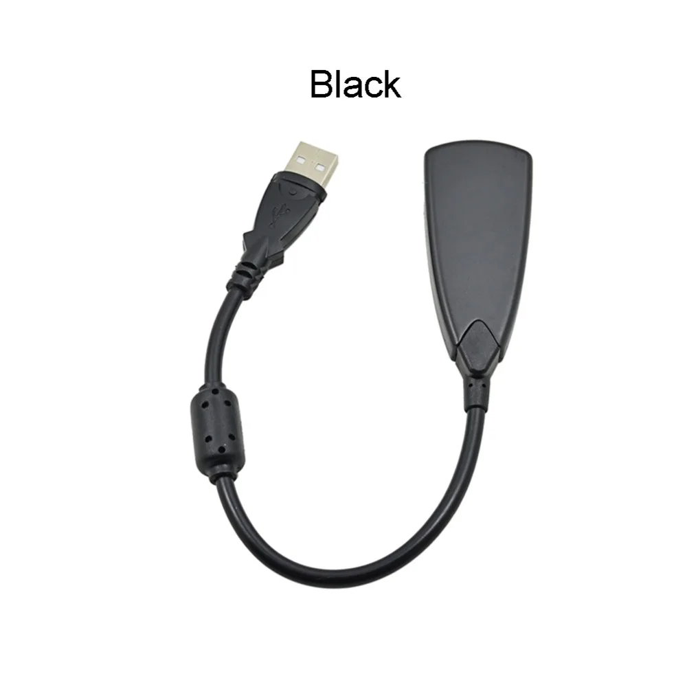 Антимагнитный Внешний USB звуковая карта 7 1 адаптер 5HV2 3D Аудио Микрофон гарнитуры 3