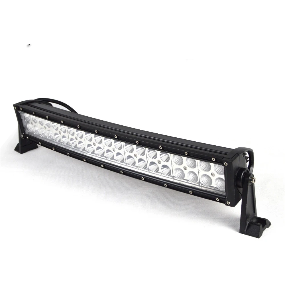 

21.5" 120w LED LIGHT BAR 12V 24V worklights for Off Road auto boat ramp truck SUV 4x4 UAZ ATV combo beam curved car driving lamp