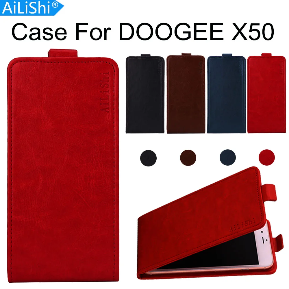 

AiLiShi Case For DOOGEE X50 Luxury Up And Down Flip X50 DOOGEE PU Leather Case Exclusive 100% Phone Cover Skin+Tracking In Stock