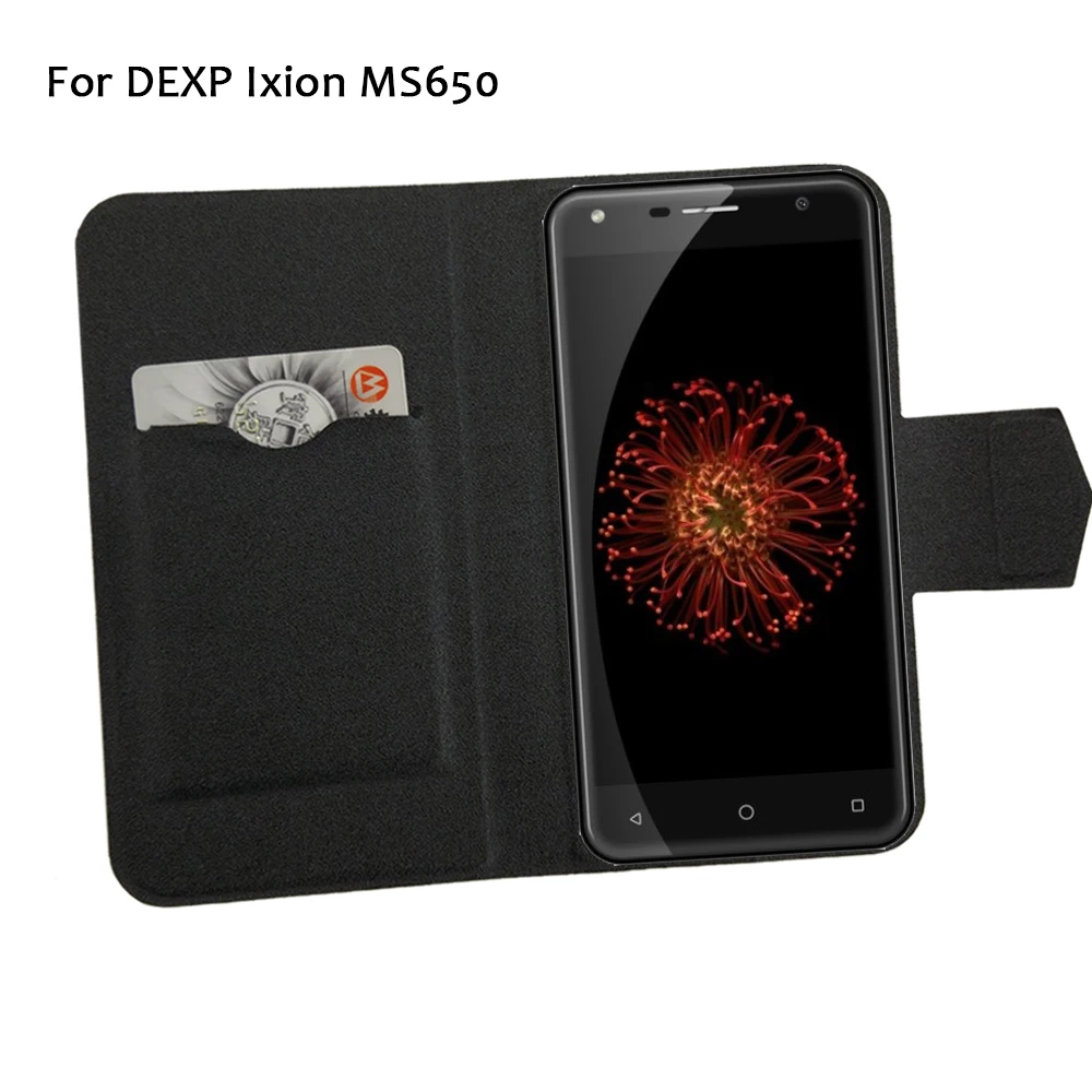5 видов цветов жарко! Кожаный чехол для телефона DEXP Ixion MS650 прямые поставки с