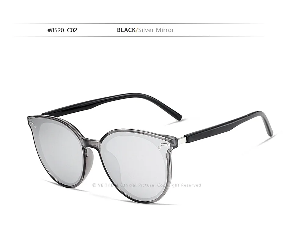 VEITHDIA, брендовые фотохромные женские солнцезащитные очки, поляризационные, зеркальные линзы, винтажные, день и ночь, двойные солнцезащитные очки для женщин 8520