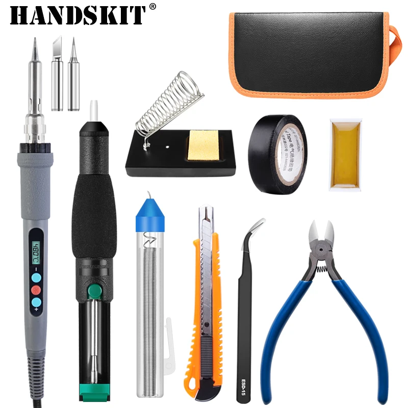 Handskit Professional Soldering Iron Kit 90W Temperature Control