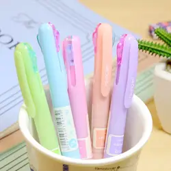 Милый кавайный конфетный цвет Пластик шариковая ручка Творческий 2 цвета шариковая ручка для детей подарок школьные принадлежности