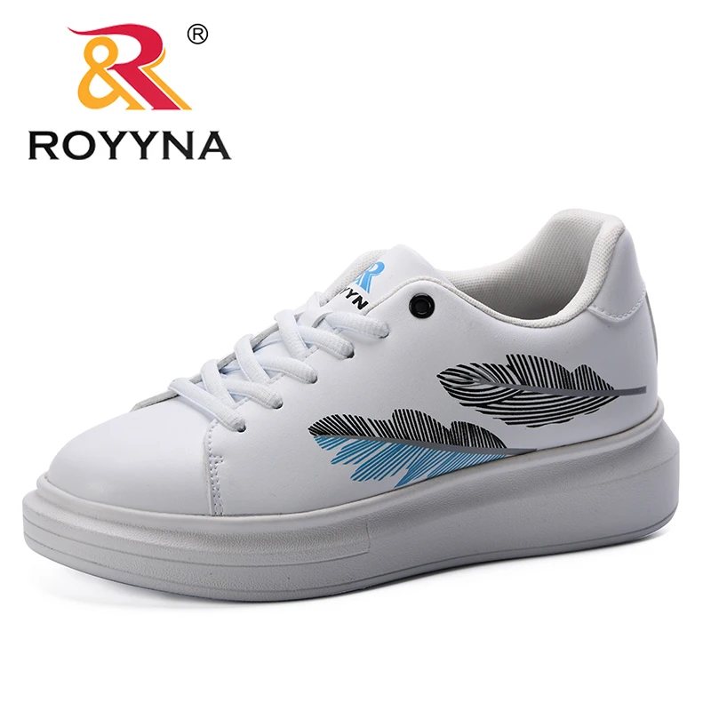 

ROYYNA 2019 Women Casual Shoes Summer Spring Women Shoes Fashion Printed Breathable Comfortable Lace-Up Sneakers Women Shoes