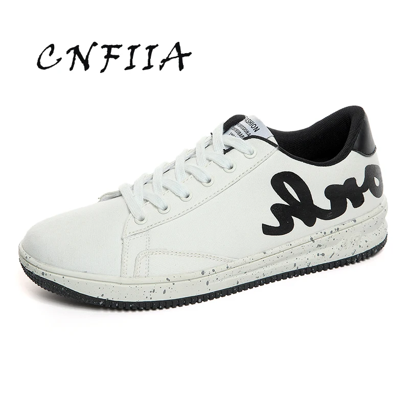 CNFIIA الذكور أحذية الكبار حذاء أسود أبيض رجل تزلج الأحذية مصمم العلامة التجارية 2018 الخريف الدانتيل يصل مريحة جودة CNFIIA الذكور أحذية الكبار حذاء أسود أبيض رجل تزلج الأحذية مصمم العلامة التجارية 2018 الخريف الدانتيل يصل مريحة جودة