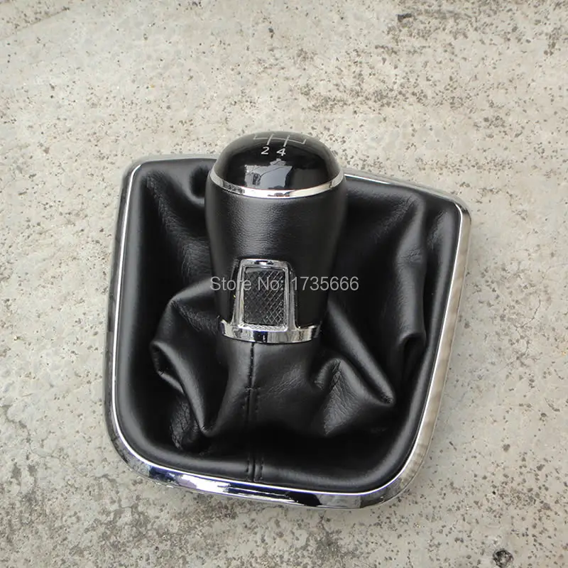 

NEW Style 5 Speed Black Manual Gear Shift Knob Cover For VW 2013-2015 Jetta 5 6 GOLF 6 VI MK5 MK6 5KD 711 113 A