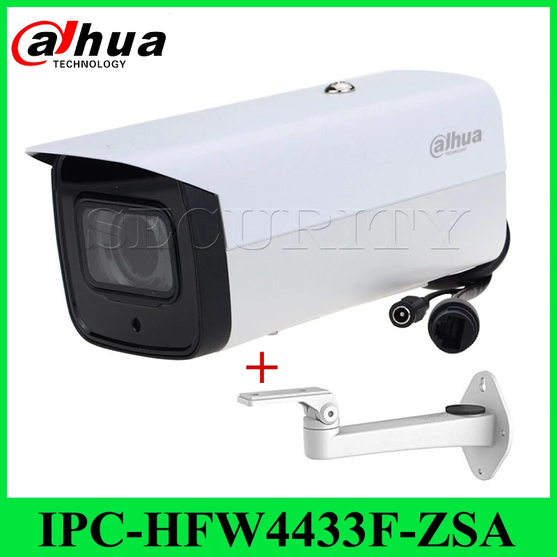 

Dahua IPC-HFW4433F-ZSA 4MP POE Bullet CCTV Camera 2.7-13.5MM Motorized Lens With Bracket Replace IPC-HFW4431R-Z with Logo