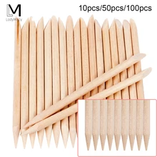 100/50/10 шт. деревянная палочка для кутикулы ногтей для удаления кутикулы апельсиновые палочки для удаления кутикулы ногтей Маникюр нейл-арта(China)