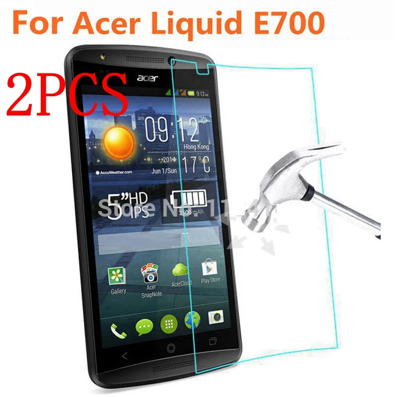 Оригинальное закаленное стекло для Acer Liquid E700 2 шт. защитная пленка из закаленного