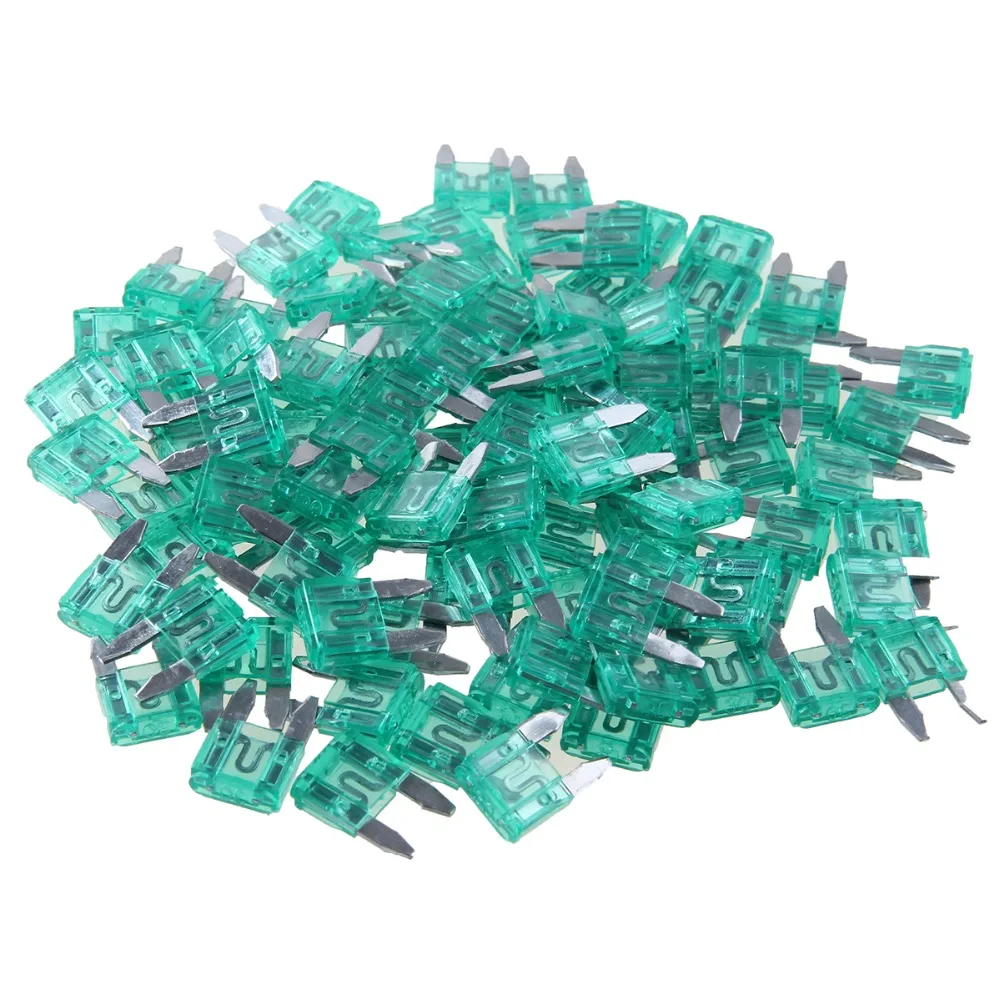 

25pc 10A 5colors Protector Automotive Mini Blade Fuse 10 Amp Fuse Kit Universal For Cars Trucks SUVs Motorcycles