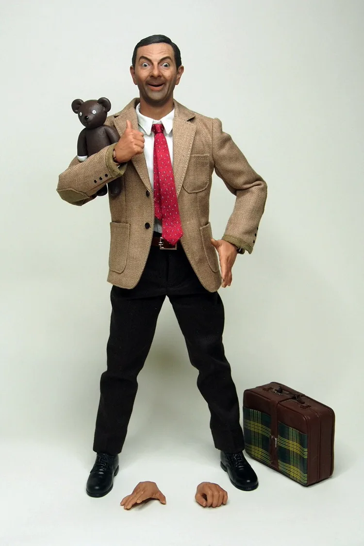 Details about   1:6 Mr.On Dog Sir Rowan Atkinson 12'' Action Figure With Dog Statue Collectible 