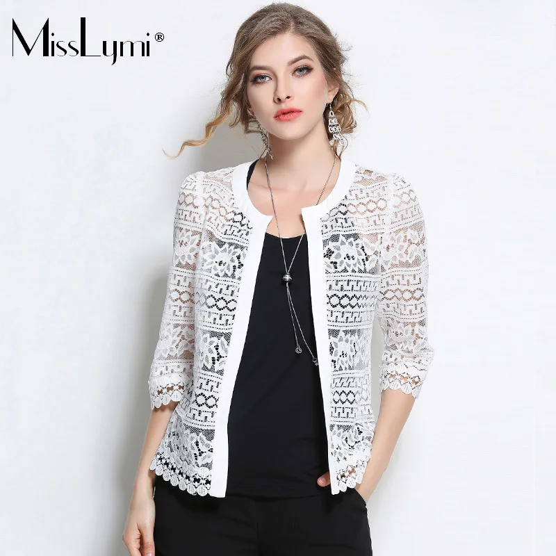 Aliexpress.com : Buy MissLymi L 5XL Plus Size Women Lace Cardigan Aliexpress.com : Buy MissLymi L 5XL Plus Size Women Lace Cardigan 2017 Summer Fashion Sexy Lace Crochet Hollow Out Slim Casual Blouses Kimono Tops from ... - Aliexpress.com : Buy MissLymi L 5XL Plus Size Women Lace Cardigan