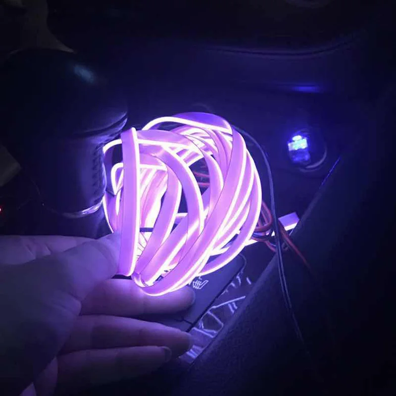 

5m car interior atmosphere lamp colorful cold light line For Lexus ES250 RX350 330 ES240 GS460 CT200H CT DS LX LS IS ES RX GS