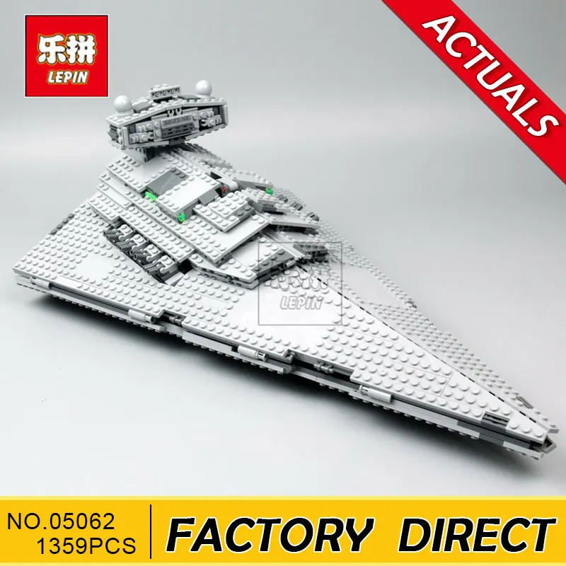 

Lepin 05062 Star Series War The Super Star Fighting Destroyer Set Educational Building Blocks Bricks Compatible Toy Gift 75055