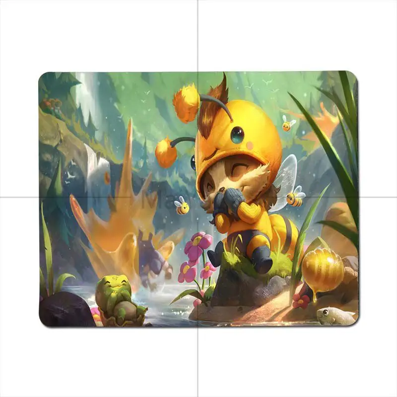 MaiYaCa нескользящий ПК Лига Легенд Teemo персонализированный игровой коврик для