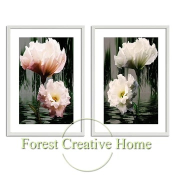 

Modern minimalist aesthetic daffodils decorative painting photo creative home decorative design printing painting wall