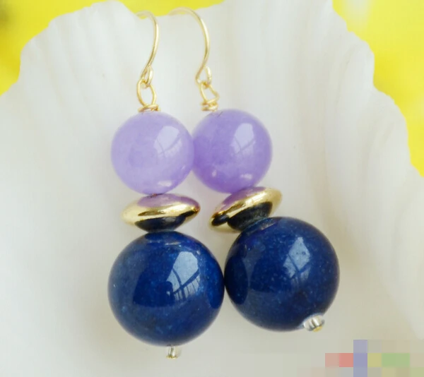 

free shipping 12236 round turquoise black agate white pearl dangle earring