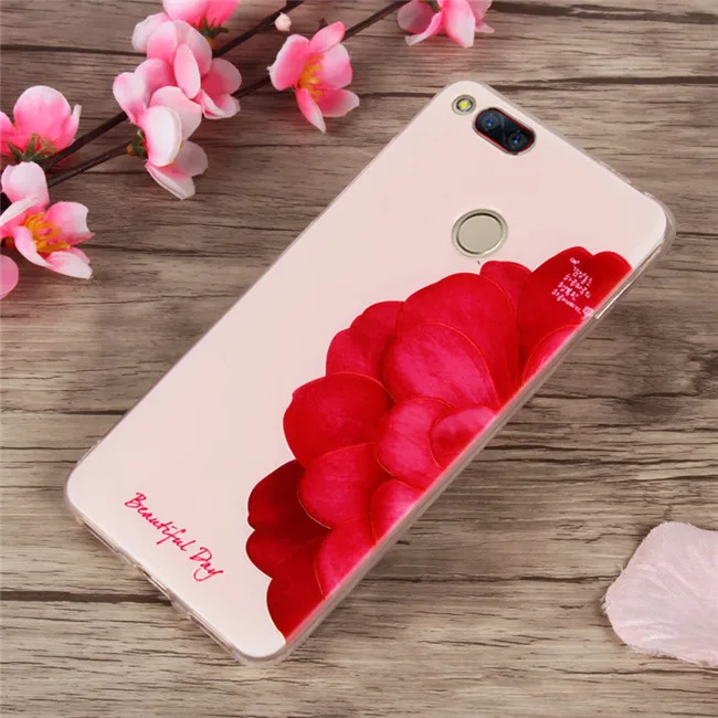 For ZTE Nubia Z17 mini Case 5.2 TPU Cover Ultra Thin Cartoon Flower Fruit Soft Silicone Skin Capa for Nubia Z17 mini Phone Case (17)_