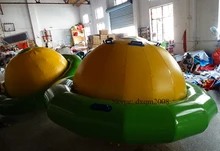 high quality DHL shipping Inflatable big spinner china water park sports for adults amusement inflatable gyro game on water