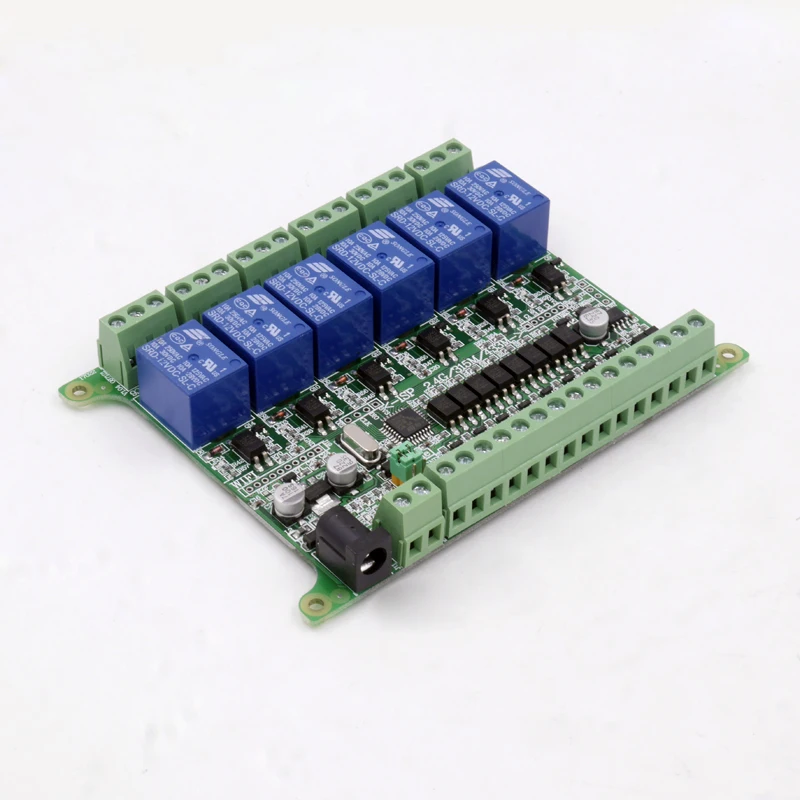 6 релейный модуль CH MODBUS RTU RS485 сетевая плата расширения 8 канальный вход TTL|6 relay